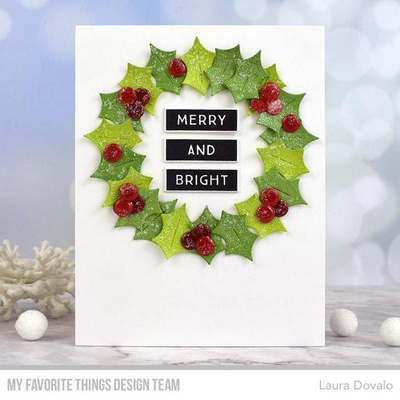 Ніж для вирубки My Favorite Things - Holly Berries Die-namics