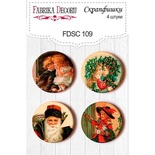 Набір скрап-фішок від ТМ Фабрика Декору з 4 шт. FDSC 109