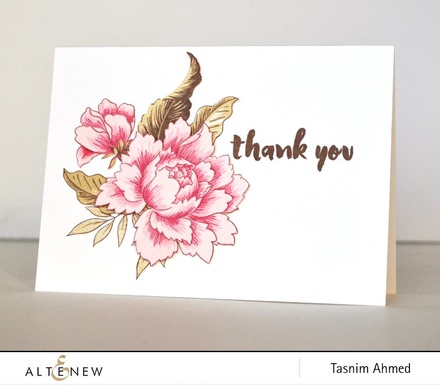 Набор штампов от Altenew - Peony Bouquet Stamp Set, 24 шт