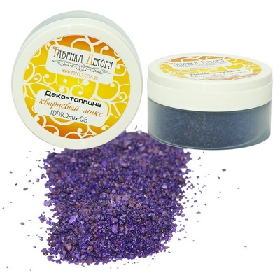 Топінг кварцевий мікс - Фабрика Декору - Чароїт