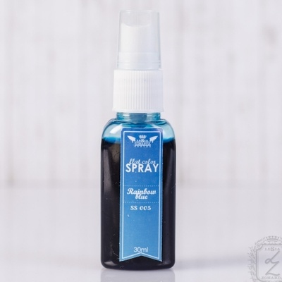 Спрей Lesia Zgharda однотонний ВЕСЕЛКОВИЙ БЛАКИТНІЙ, колір блакитний