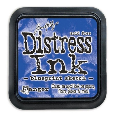 Штемпельна подушка Ranger Distress Ink Pad - July - Blueprint Sketch