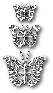 Ножи  от  Memory  Box  -  DIES  -   Leavenworth  Butterfly  Trio