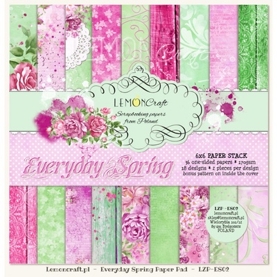 Набор скрапбумаги LemonCraft - Everyday Spring, 15х15 см