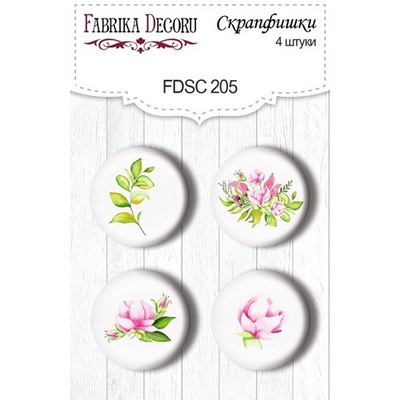Набір скрап-фішок ТМ Фабрика Декору з 4 шт. №205