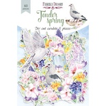 Набір висічок для скрапбукінгу, колекція Tender spring 60 шт., ТМ Фабрика Декору
