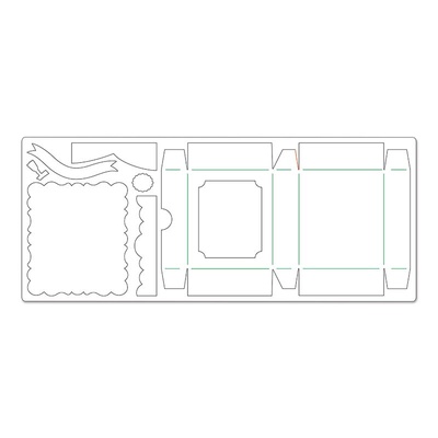 Лезвие Sizzix - Bigz XL Die - Shadow Box, 658748