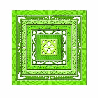 Ножі від Spellbinders - Gold Squares One