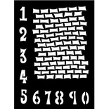 Маска Ranger - Dylusions Stensils - StaggeRed StaggeRed, 23x30 см.