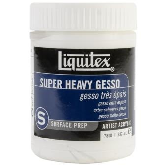 Грунт акриловый Гессо  - Liquitex Super Heavy Gesso, 237мл, цвет белый