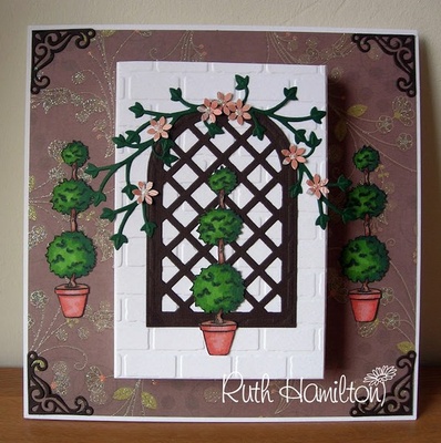 ЦІНУ ЗНИЖЕНО! Ніж для вирубки та тиснення Tonic studiOs-Trellis wall die