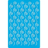 Трафарет - Фабрика Декору - Завитки бордюр, 15см20см