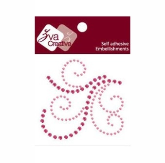 Прикраса від Zva Creative - Flourish - Pink/Rosy Crystal, колір рожевий