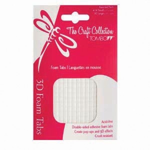 Объемные клеевые квадратики Tombow - Foam Tabs, 465 штук