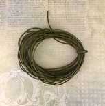 Вощений шнур, оливковий, 0,7 мм, 5 метрів