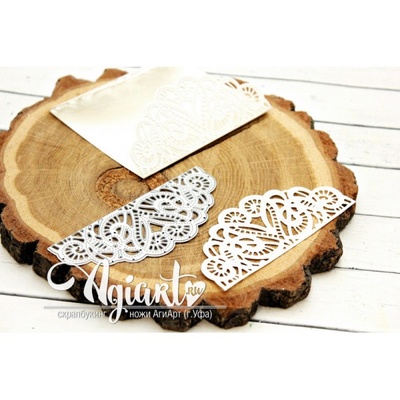 Нож для вырубки от AgiArt - "Ажурная створка"