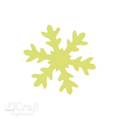 Дірокол фігурний 5см Сніжинки, TM dpCraft (Dalprint)