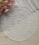 Затишний декор від LESHCHENKO - Вʼязана Серветка №61. Вінтажне мереживо. 25,5см, 1шт.