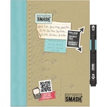Книга для записей от K&Company - Retro Blue SMASH Folio, размер: 19,7х26,1 см.