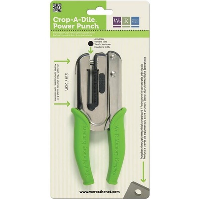 Дірокол для виготовлення круглих отворів We R Memory Keepers - Crop-A-Dile Power Punch 0.25 Hole, 6 мм