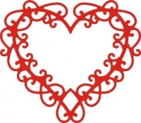 Ніж для вирубки Celtic Heart від Cheery Lynn Designs
