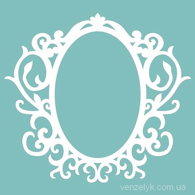 Чипборд від Вензелик - Рамка 62, 77x85 мм, розмір: 77x85 мм