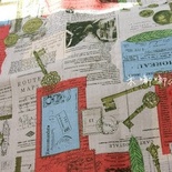 Лен винтажные Ключи, размер:50х55см