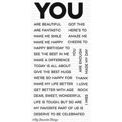 Акриловый штамп My Favorite Things - All About You