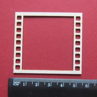 Чипборд від Вензелик - Кадр, розмір чіпборду: 50*55 мм