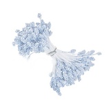 Тычинки двусторонние, нежно-голубые, 55*3мм, 144 шт.