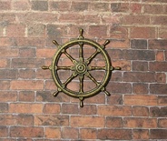 Пластикова прикраса Штурвал під метал від ЕВА 4x4см