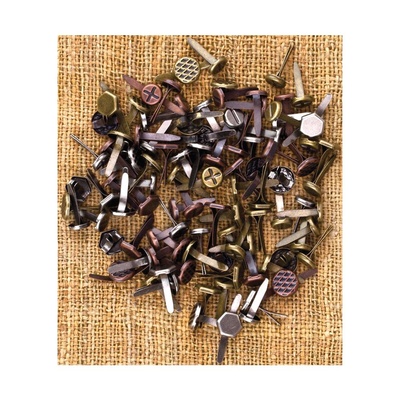 Брадсы от Prima - Sunrise Sunset Mechanicals Metal Vintage Trinkets, 100 шт.