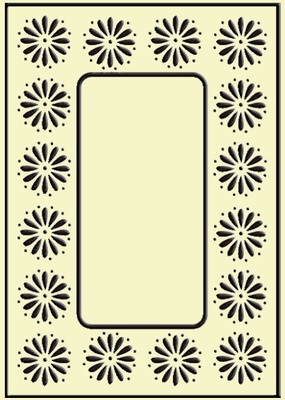 Папка для тиснення Crafts Too Embossing Folder - Daisy Frame