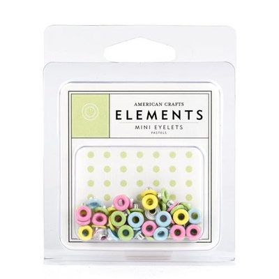 Люверсы от American Crafts - Mini Eyelets — Pastels