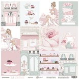 Аркуш одностороннього паперу для скрапбукінгу 30x30 від Scrapmir Картки з колекції La Creme