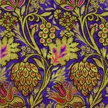 Серветка для декупажу "Райські кольори: візерунки", колір фону: фіолетовий, розмір: 33x33 см