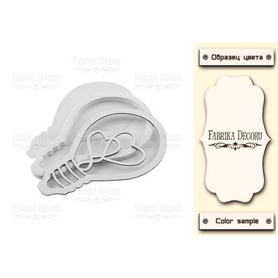 Заготовка для шейкера Lightbulb, колір молочний, ТМ Фабрика Декору