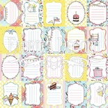 Лист для вырезания День рождения, ТМ Фабрика Декору