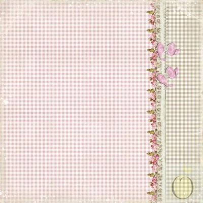 Лист скрапбумаги LemonCraft - House of Roses - Double-sided scrapbooking paper, Houses Of Roses - Old-fashioned dress, двусторонний, 30х30 см