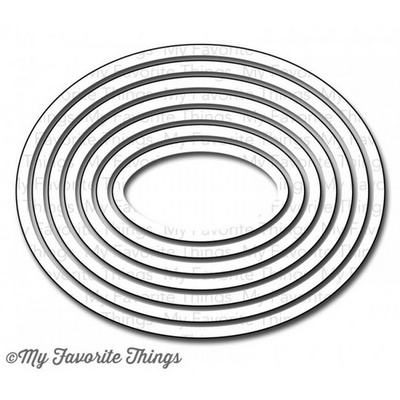 Лезвие My Favorite Things - Die-namics Oval STAX Set 2, 7 шт.