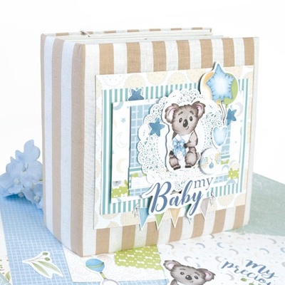 Набір для виготовлення фотоальбому Puffy Fluffy boy 004, ТМ Фабрика Декору