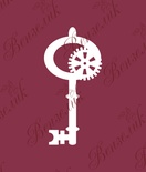 Чипборд від Вензелик - Ключик Стімпанк, розмір: 80x40 мм