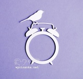 Чипборд від Wycinanka - Рамка-будильник