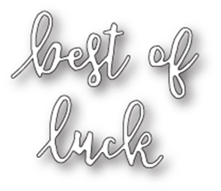 Ніж від Memory Box - Best of Luck Manuscript