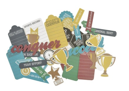 Набір щільних висічок від Kaisercraft - Attitude, 63 шт