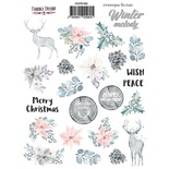 Набір наліпок #082, Winter melody, ТМ Фабрика Декору