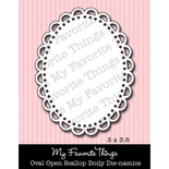 Ніж для вирубки My Favorite Things - Die-namics Oval Open Scallop Scallop Doily