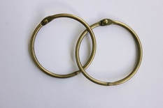 Кольца для альбомов от ScrapBerry's, 2 шт., состаренная медь, 50 мм.