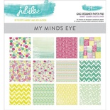 Набір двостороннього скрап-паперу My Mind's Eye - Jubilee Shepbet - Pad, 15х15см, 24 аркуші