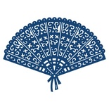 Ніж для вирубки від TatteRed Lace - Oriental Fan - Східне віяло